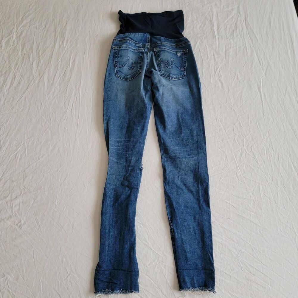 AG ADRIANO GOLDSCHMIED MATERNITY OVER THE BELLY JEANS - Picture 3 of 6